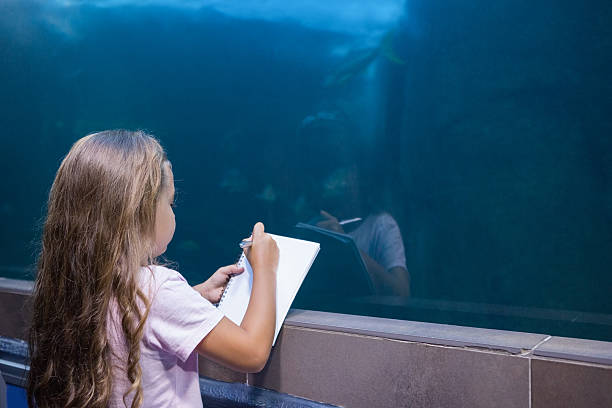 istock Little girl looking at fish tank 480896846