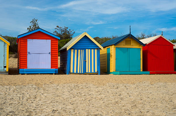 istock Colorful beach houses in Melbourne, Australia. 480897742