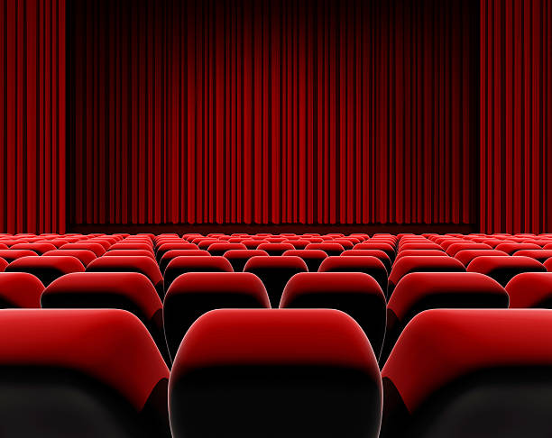 Cinema or theater screen seats.