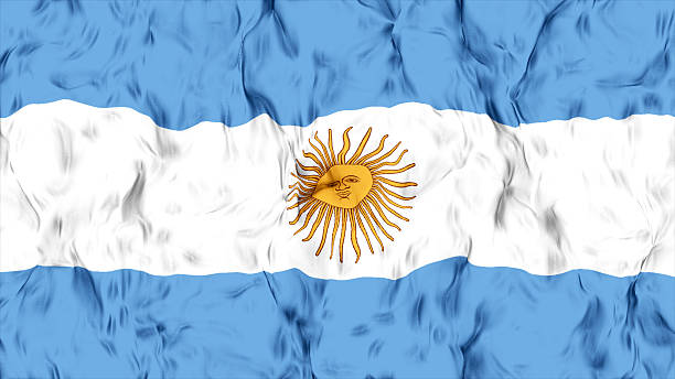 istock Waving Argentina Flag in Slow Motion. 480902965