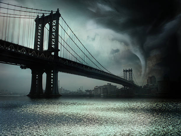 tornado nova york, ny - tornado storm disaster storm cloud - fotografias e filmes do acervo