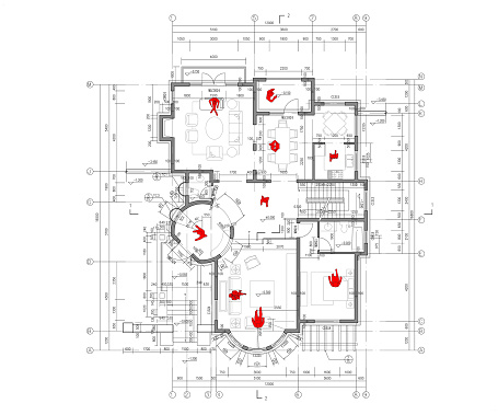 blueprints I drew for fun with autocad application. there's no risk of copyright