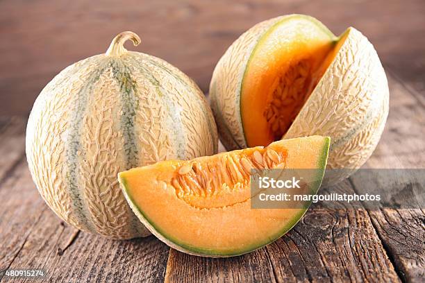 Fresh Melon Stock Photo - Download Image Now - Melon, Cantaloupe, Slice of Food