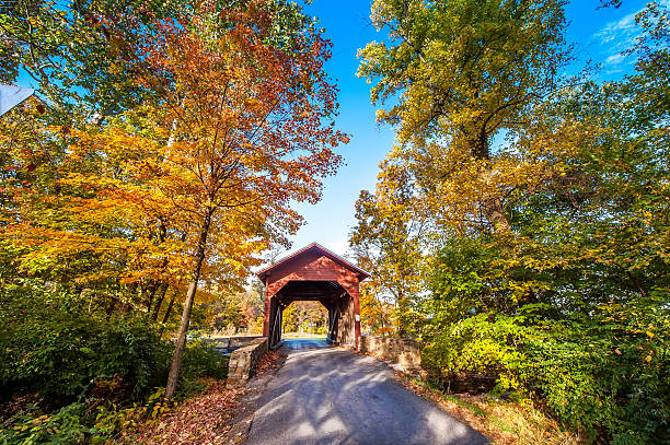 istock Maryland Covered Bridge in Autumn 480915914