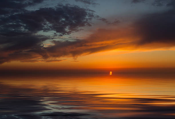 istock Orange red purple amazing sunset 480921173