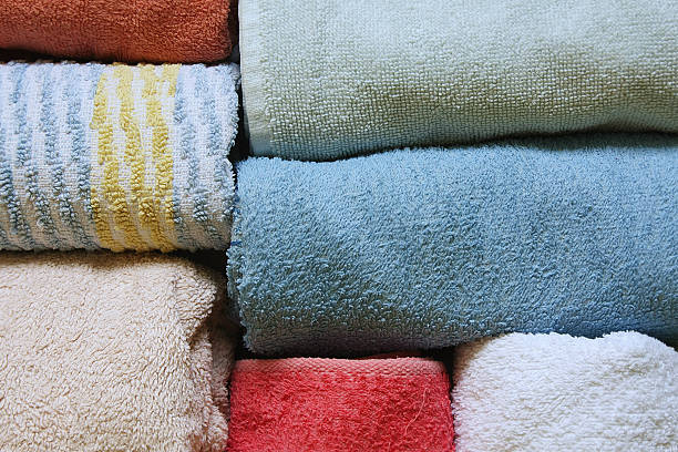 istock Background of color towels 480921806