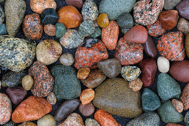 istock Wet River Rock for Nature Backgrounds, Close Up 480926623