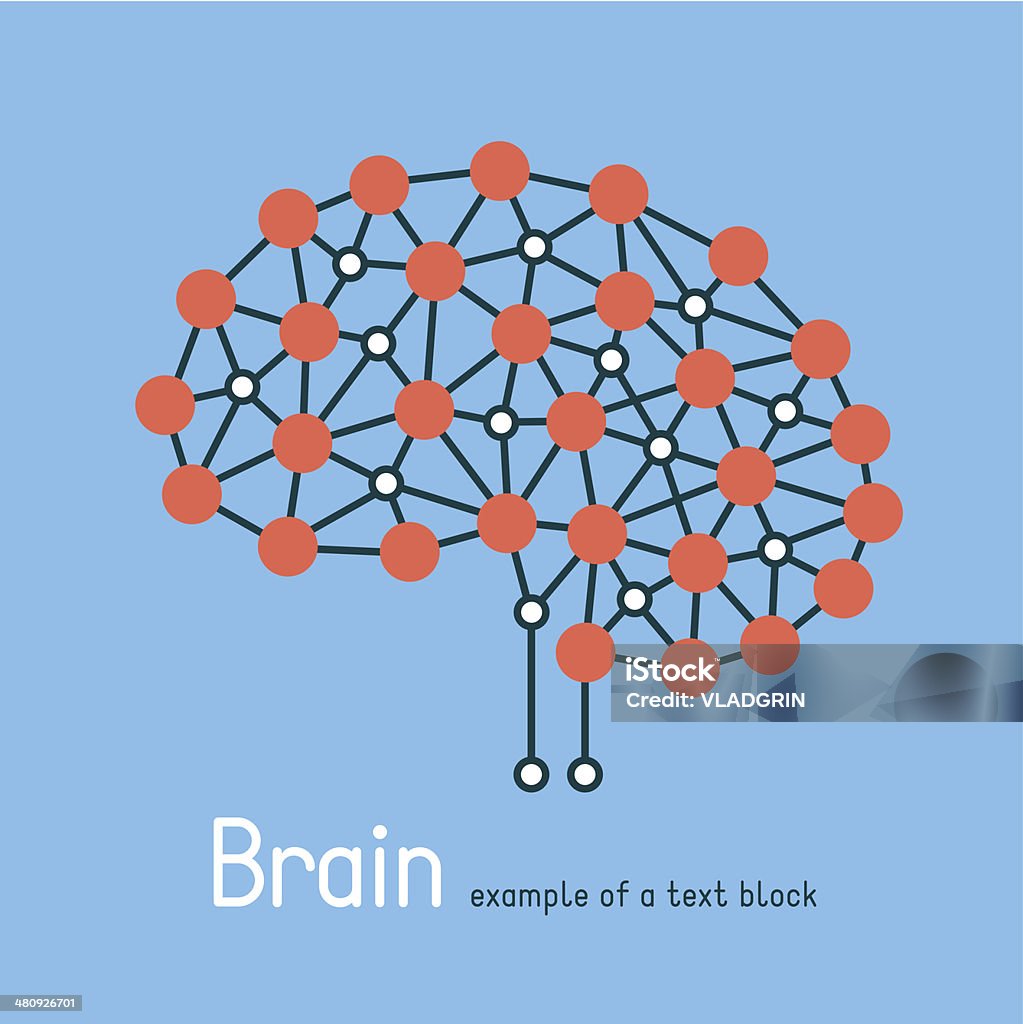 Brain Abstract Simple Abstract Human Brain Stock Illustration - Download Image Now - Abstract ...