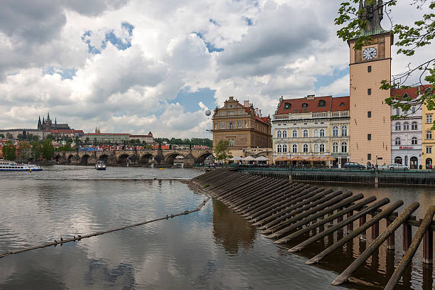 istock Charles Bridge is famous historic bridge that crosses Vltava river 480927472