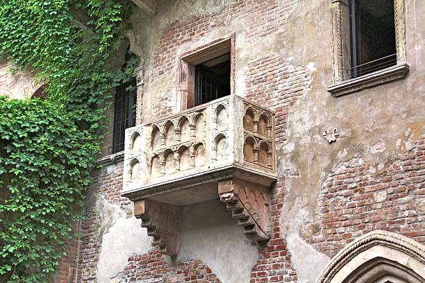 Romeo and Juliet balcony stock photo