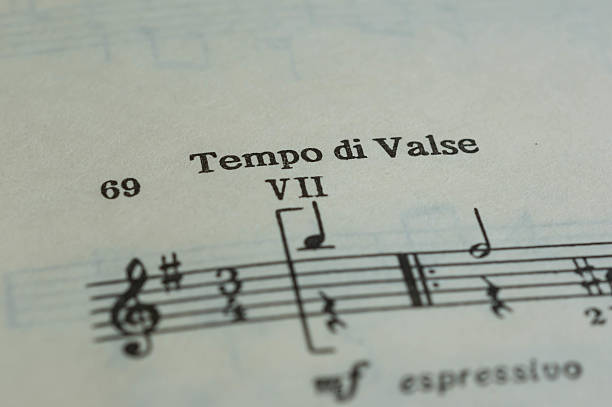 istock Tempo di Valse in a music book close up 480931197