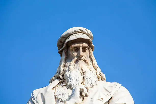 Photo of Leonardo da Vinci , Close-up, Portrait