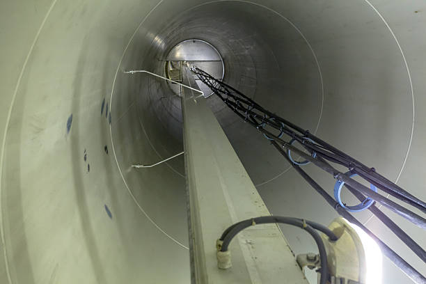 istock Inner Side of a Wind Turbine Pole 480935967