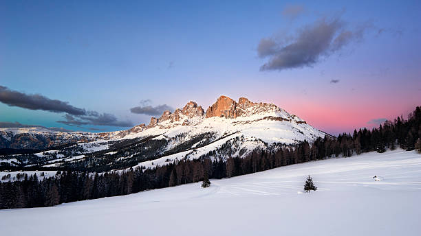 catinaccio-rosengarten-rosengarten, dolomitas, itália - high seat - fotografias e filmes do acervo