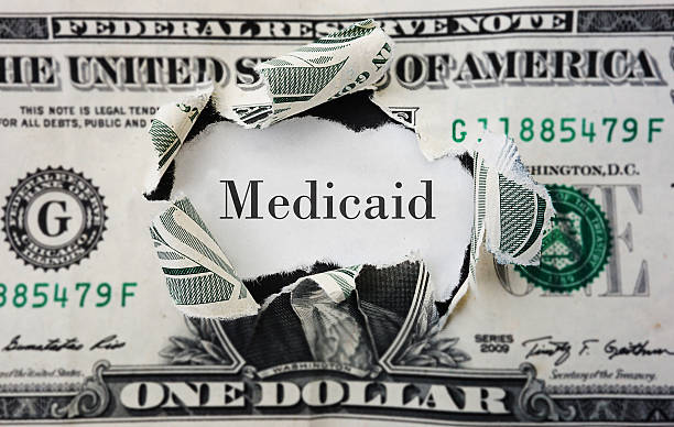 Medicaid costs stock photo