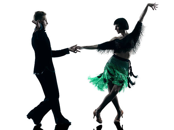 istock elegant couple dancers dancing silhouette 480944916