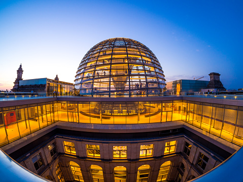 Dome of the Reichstag building in Germany