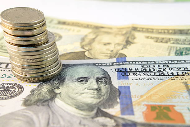 istock Close up of  Various currency notes and coins, different countries 480947948