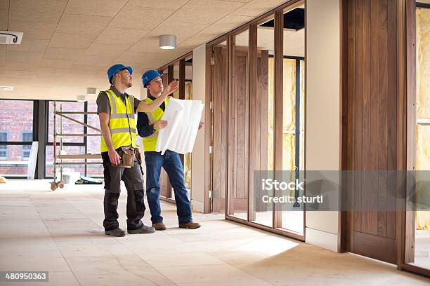 Office Fitout Stock Photo - Download Image Now - Construction Site, Construction Industry, Office