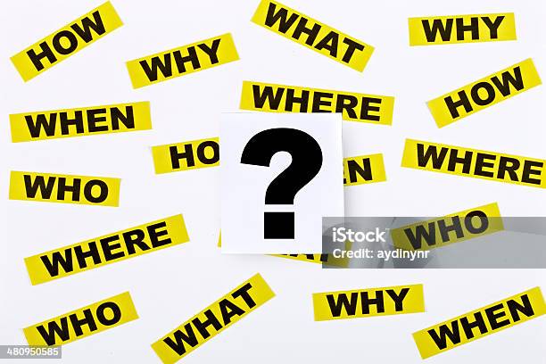 Question Mark Stock Photo - Download Image Now - Asking, Brainstorming, Business