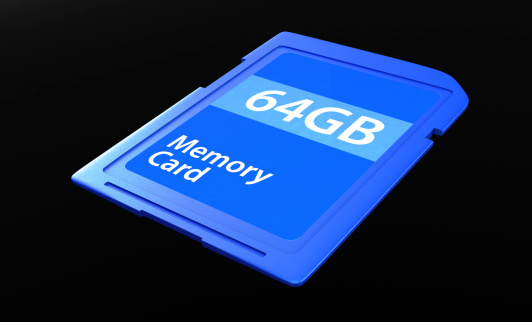 Memory Card, Isolated.