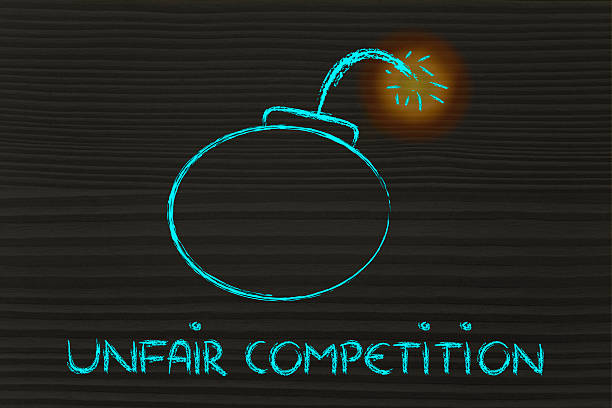 dangerous unfair competition threatening business survival, bomb metaphor
