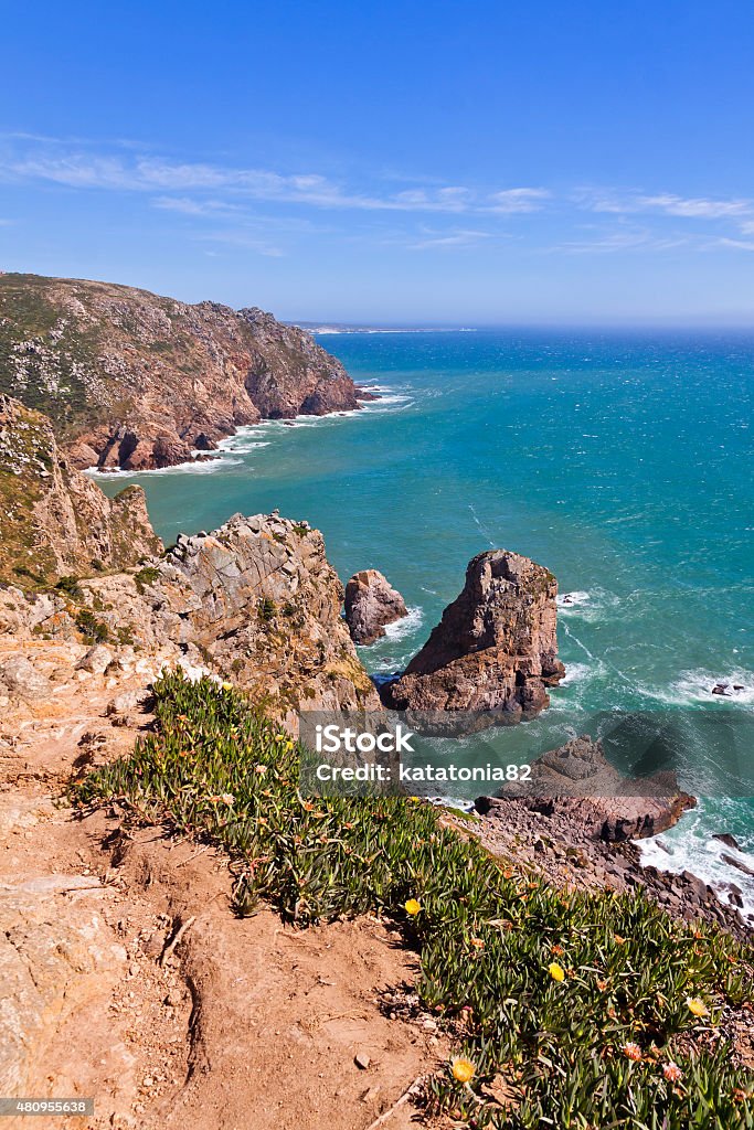 Cabo da Roca, the most western point of Europe, Portugal 2015 Stock Photo