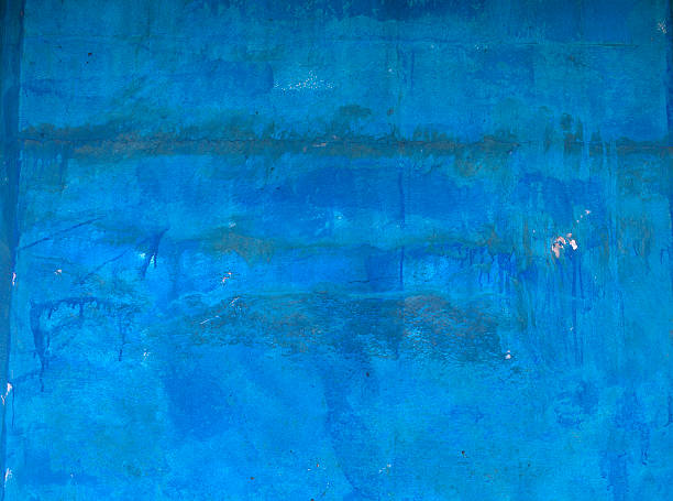 Textured Blue Wall Java stock photo