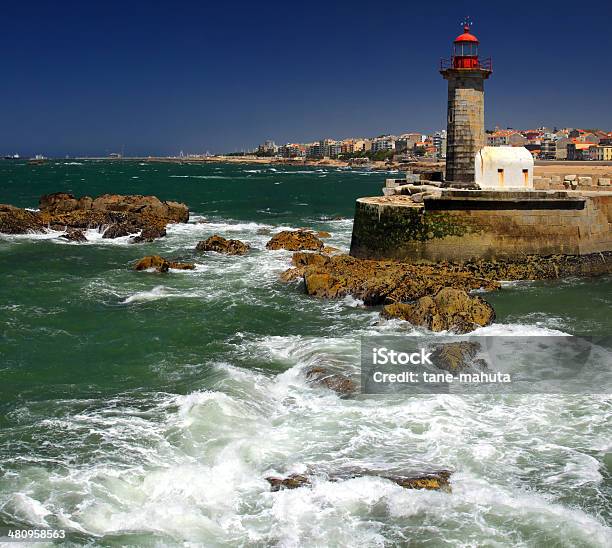 Leuchtturm In Foz Do Douro Nicht Weit Von Porto Stockfoto und mehr Bilder von Fluss Douro - Fluss Douro, Alt, Architektur