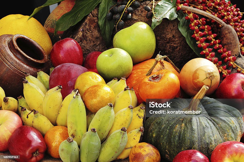 Fruit Mixed Pool Still life photography art on mixed fruits Agriculture Stock Photo