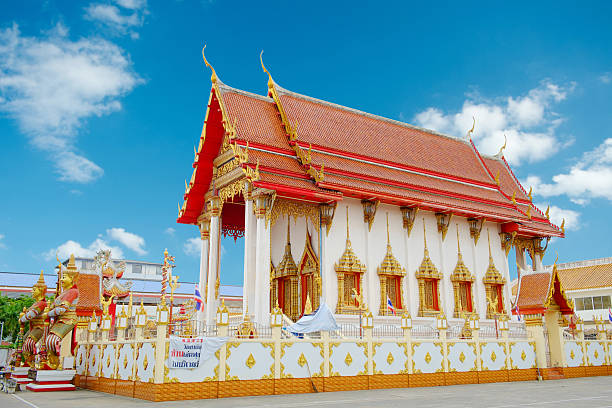 istock Wat Samakhitham public temple in Bangkok Thailand 480961408