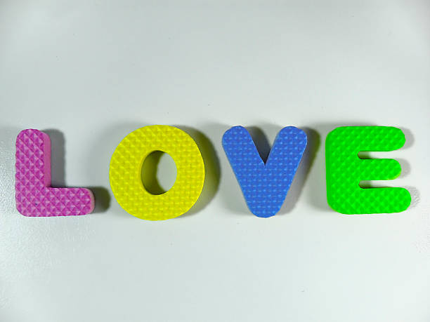 istock Letters Made of Foam Showing Word LOVE 480963457