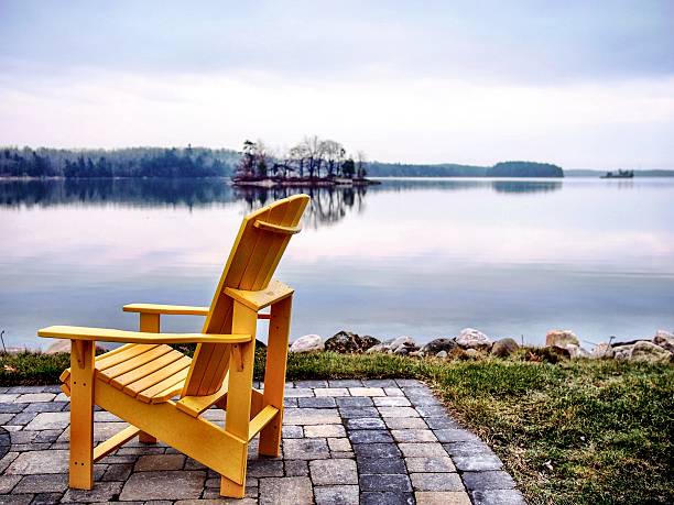 istock Muskoka Chair - Thousand Islands, Canada 480964532
