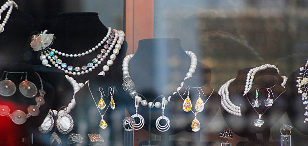 istock Jewelry beads in a store window 480968586