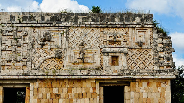 istock Details, Mayan Puuc Architecture Style - Uxmal, Mexico 480969724