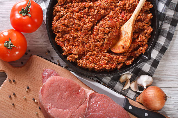 istock hot sauce bolognese and fresh ingredients horizontal top view 480976936