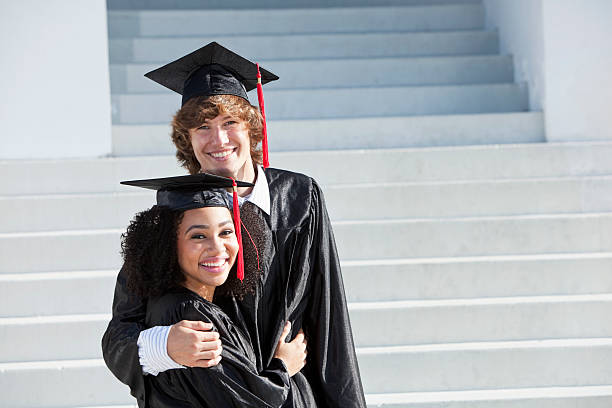 istock Happy graduate couple 480977529
