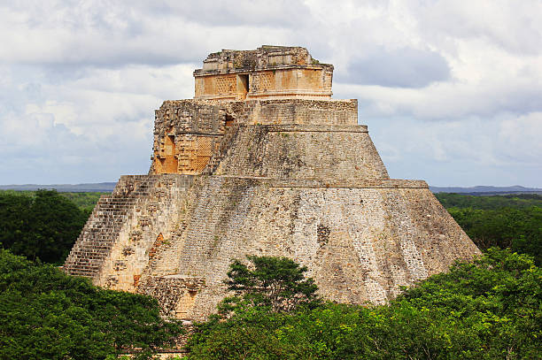 istock Pyramid of the Magician. Maya complex of Uxmal 480980461