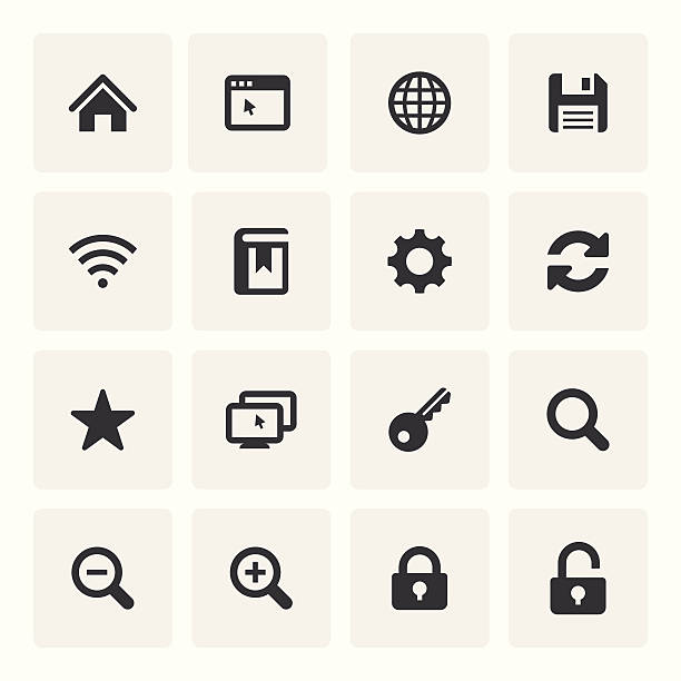 Internet-Icon-Set (Saro Serie) – Vektorgrafik