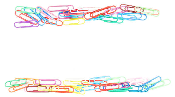 istock Old Clip paper put line on top and bottom 480985109