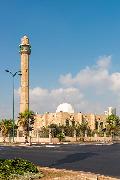 istock Mosque with  minarets in Tel Aviv 480986350