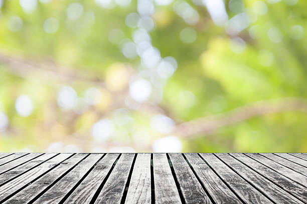 istock old wood floor on bokeh abstract nature background 480988974