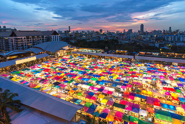 istock Train market secondhand market in Bangkok , Thailand 480989652