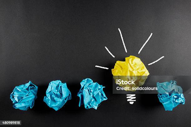 I Have A Good Idea Stock Photo - Download Image Now - 2015, Achievement, Blue