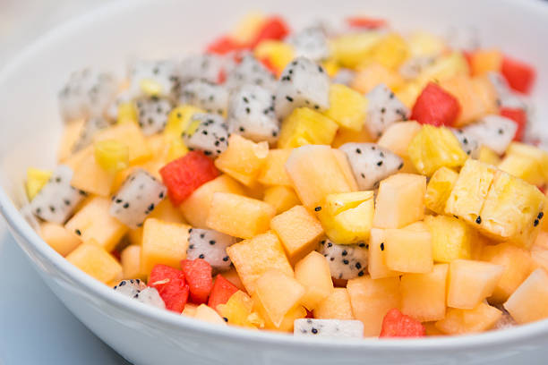 istock colorful of fruit salad for healthy 480990514