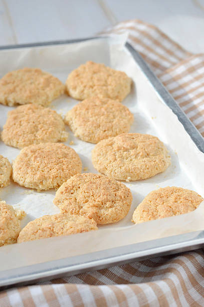 istock Homemade cookies with almonds. 480998625