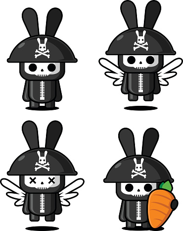 Black Rabbit Stock Illustration - Download Image Now - 2015, Animal ...