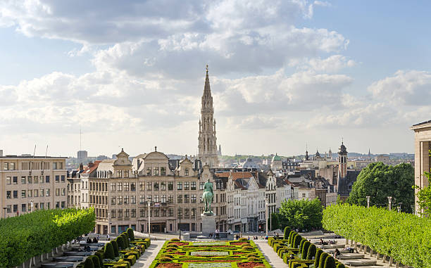 istock Mont des Arts (Mount of the arts) gardens in Brussels 481004514