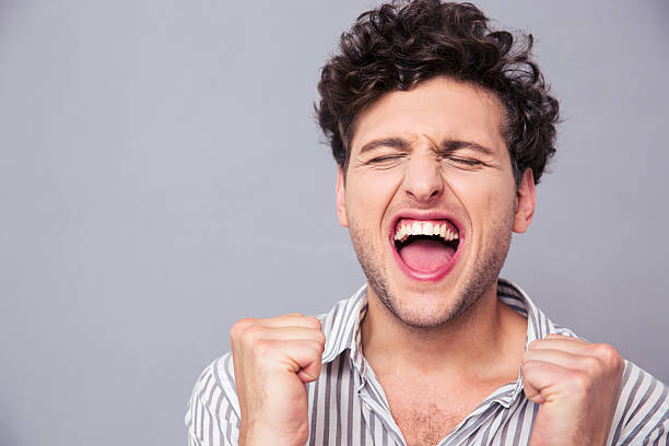 istock Happy man celebrating his success 481004568
