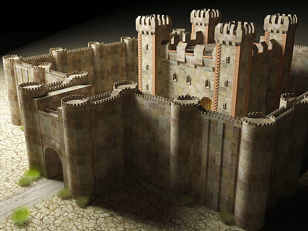 istock 3d render medieval stronghold building exterior 481006820